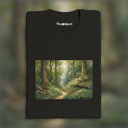 T-Shirt - British illustration with natural poetics, Forest - 2235744961