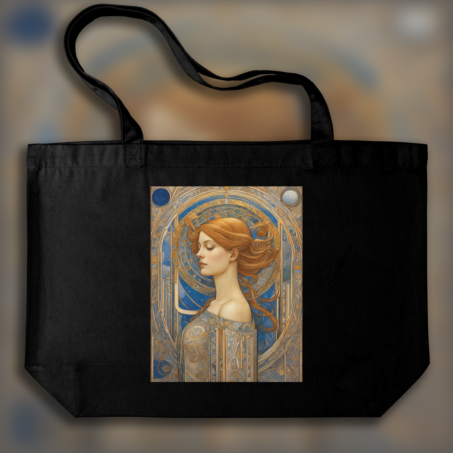 Tote bag - Mystical and spiritual symbolism, Astrology, libra sign - 977706066