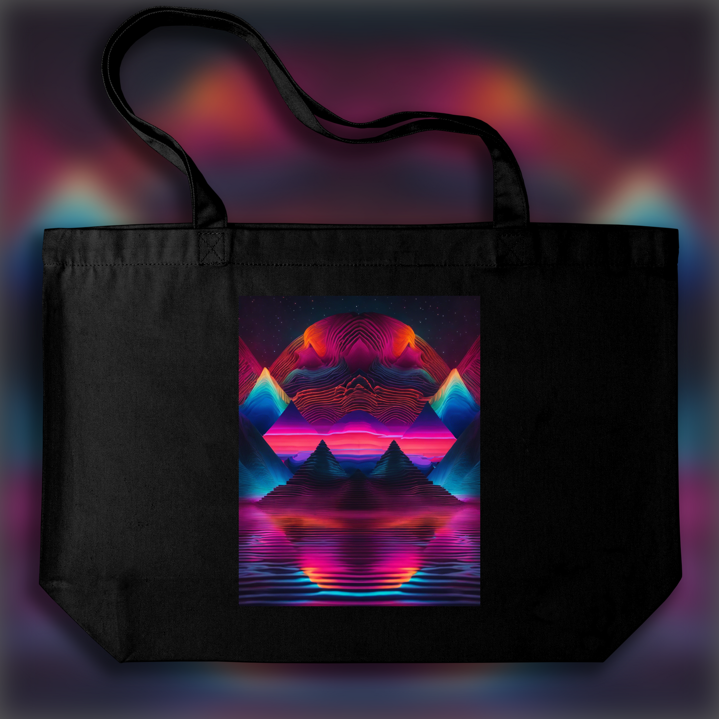 Tote bag - Photolab luminescent neon, Astronomy - 2247890416