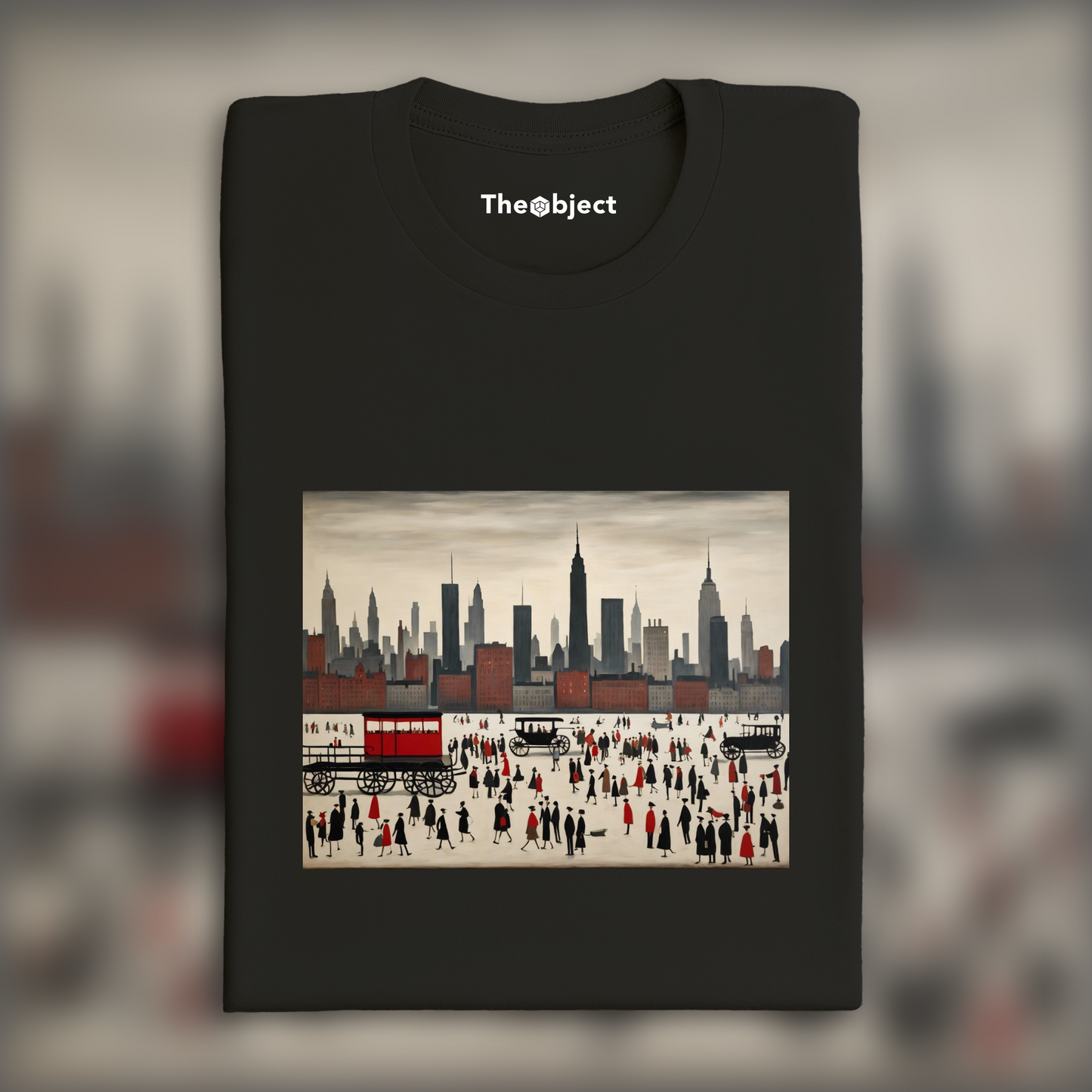 T-Shirt - Industrial life and minimalist figures, New York city - 474246534