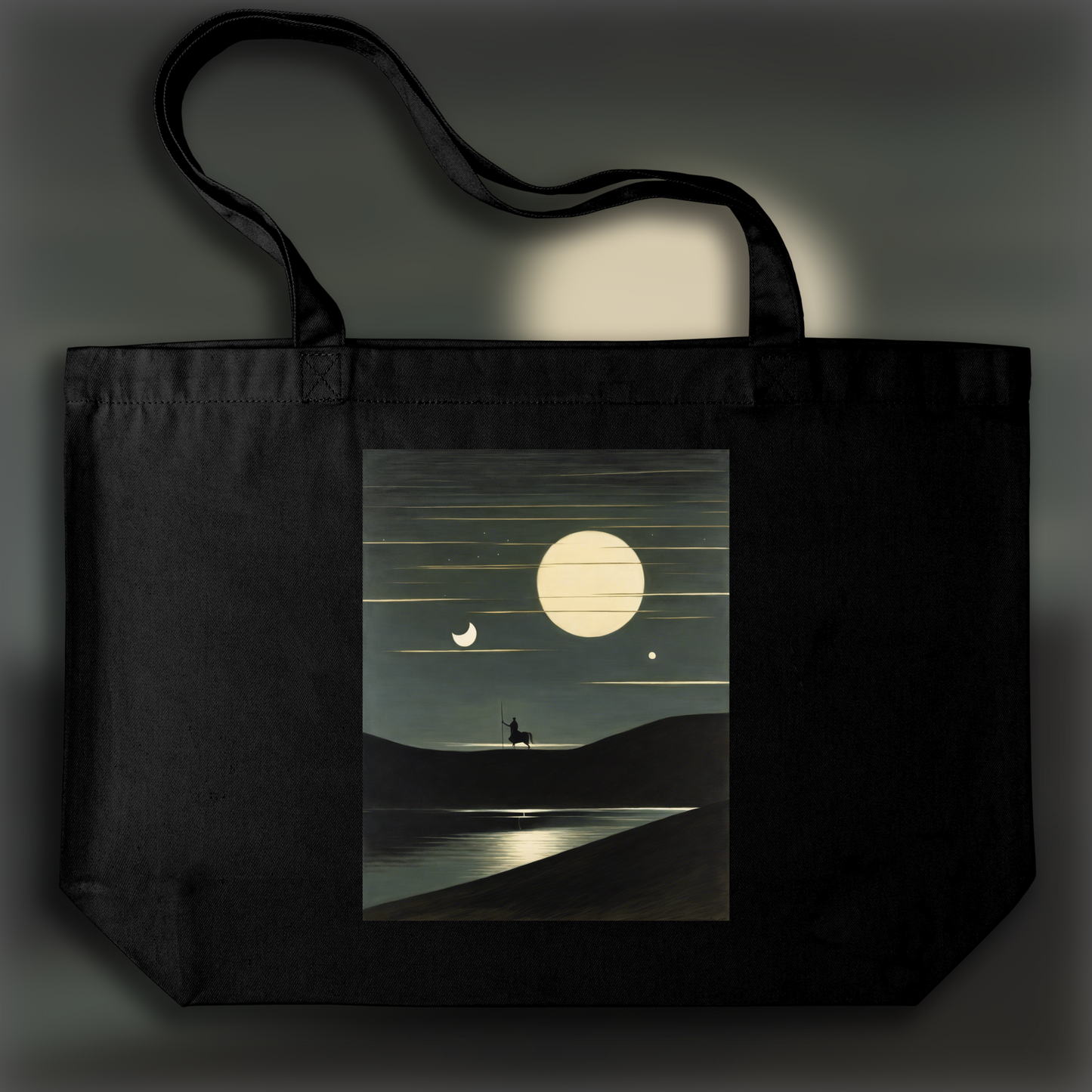 Tote bag - Belgian symbolism with haunting solitude, Sagittarius - 3159674453