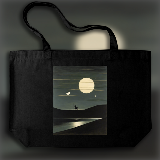 Tote bag - Symbolisme belge à la solitude obsédante, Sagittarius - 3159674453