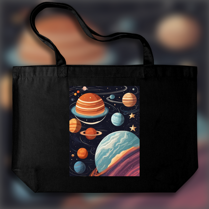 Tote bag - Clean, modern and edgy American illustration, Astro - 1609277127