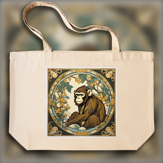 Tote bag - A lot, Monkey - 3420935095