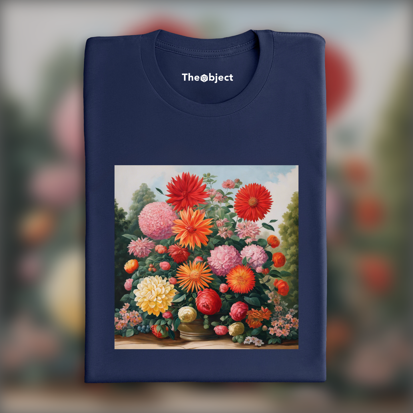 T-Shirt - Botanical Garden, bouquet of giant flowers - 3532402484