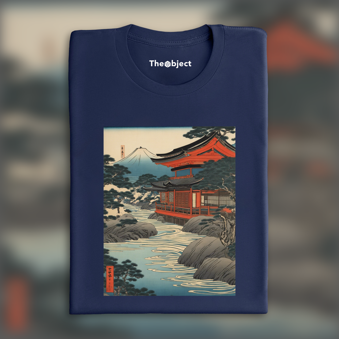 T-Shirt - Ukiyo-e, River - 3686145256