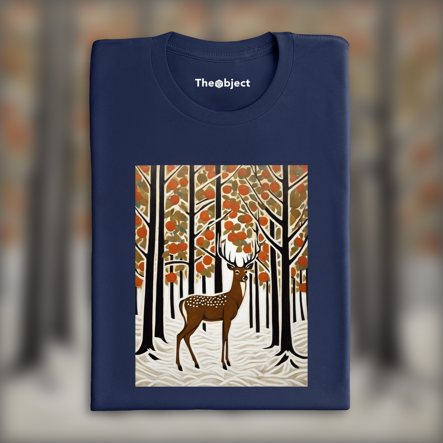 T-Shirt - Contemporary American Post-Impressionism, A deer - 1744882597