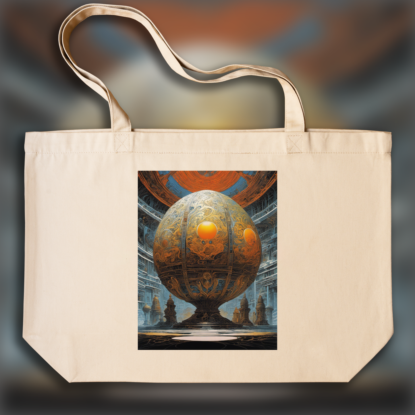 Tote bag - Screaming Metal (comic), Egg - 2556478454