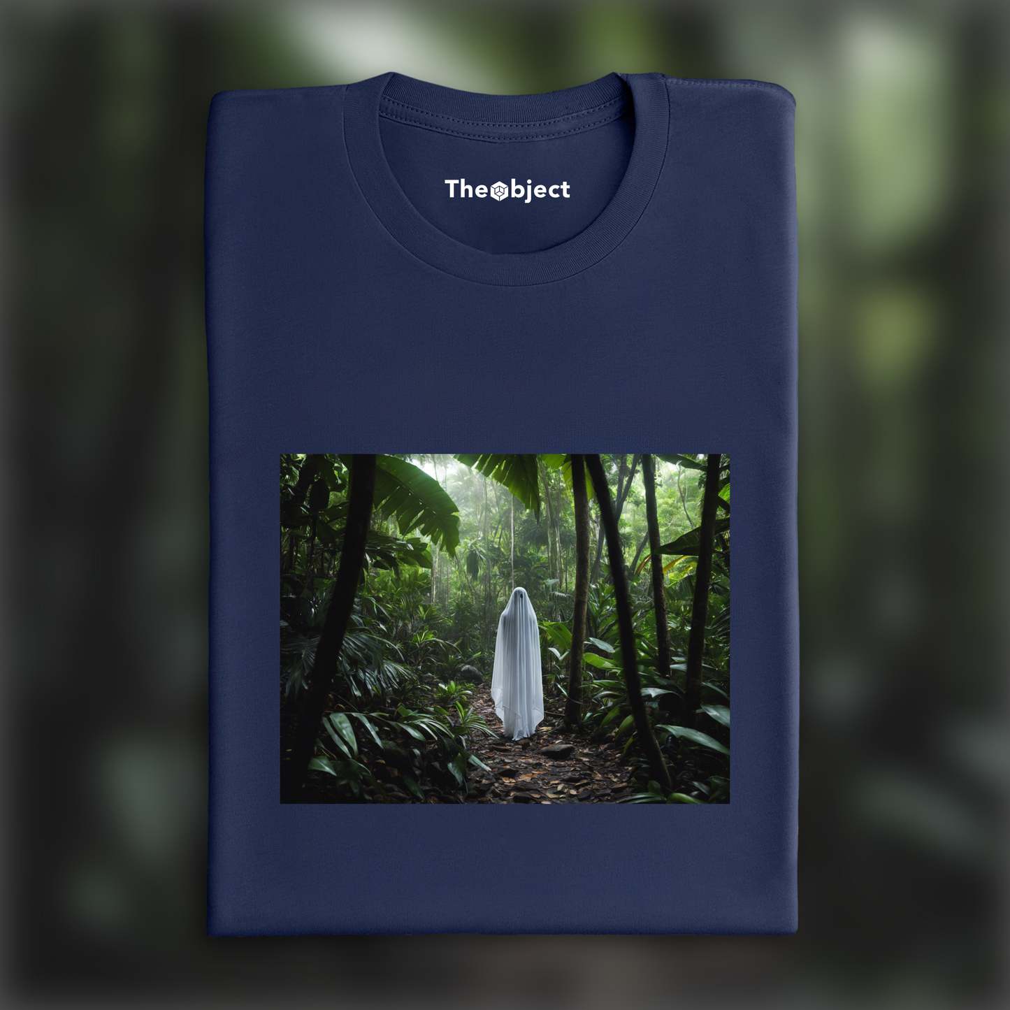 T-Shirt - Realistic photography, Ghost in The Seychelles in jungle - 3581754368