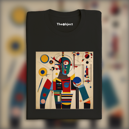 T-Shirt - Art abstrait géométrique, Cyborg - 1920528786