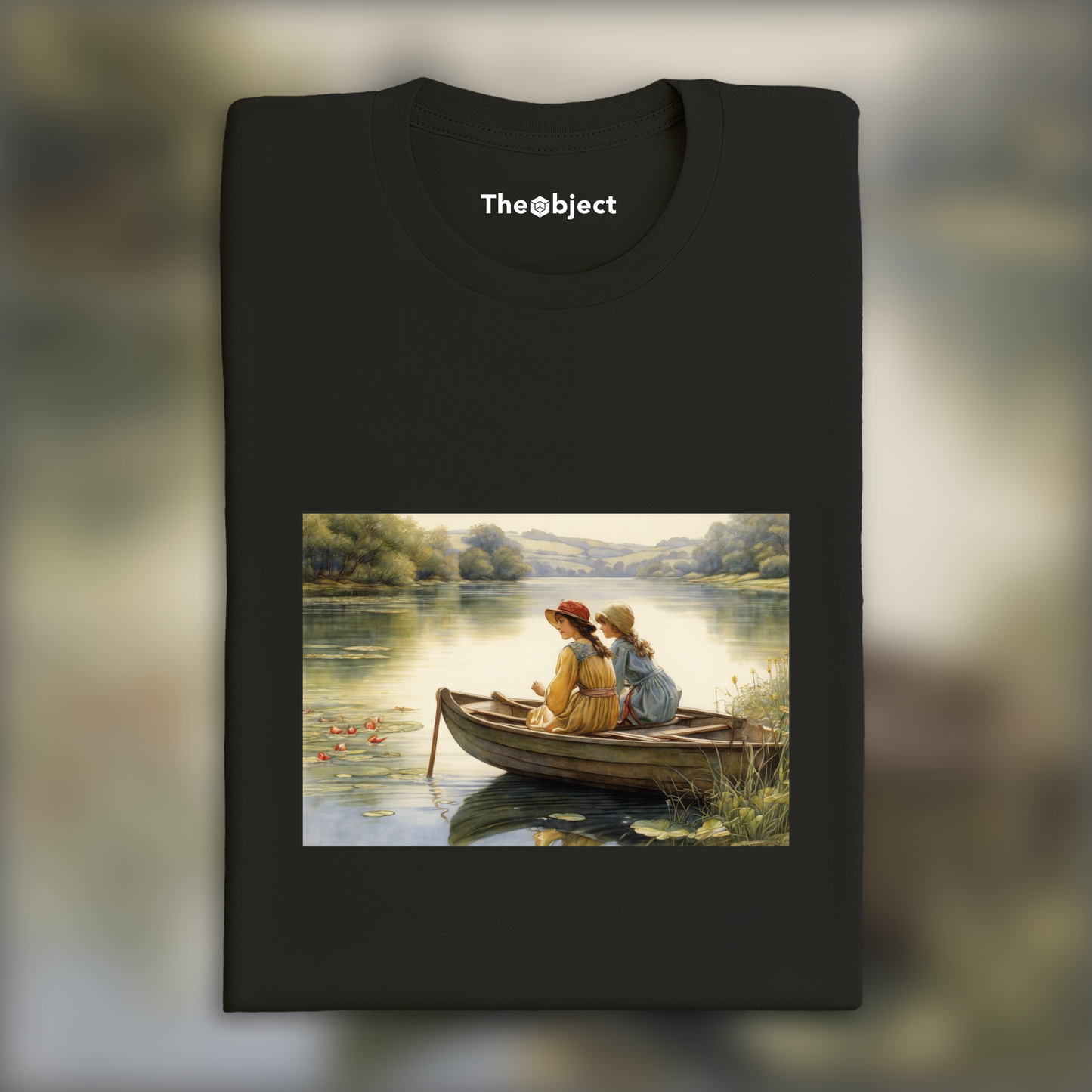 T-Shirt - British illustration with natural poetics, Lake - 3791546313