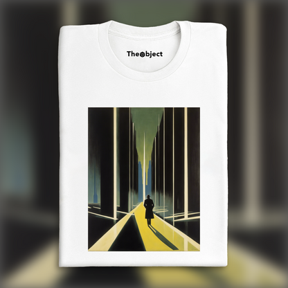 T-Shirt - Belgian symbolism with haunting solitude, Futuristic city - 321133556