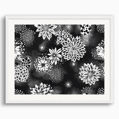 Poster: Halftone dot, Flower