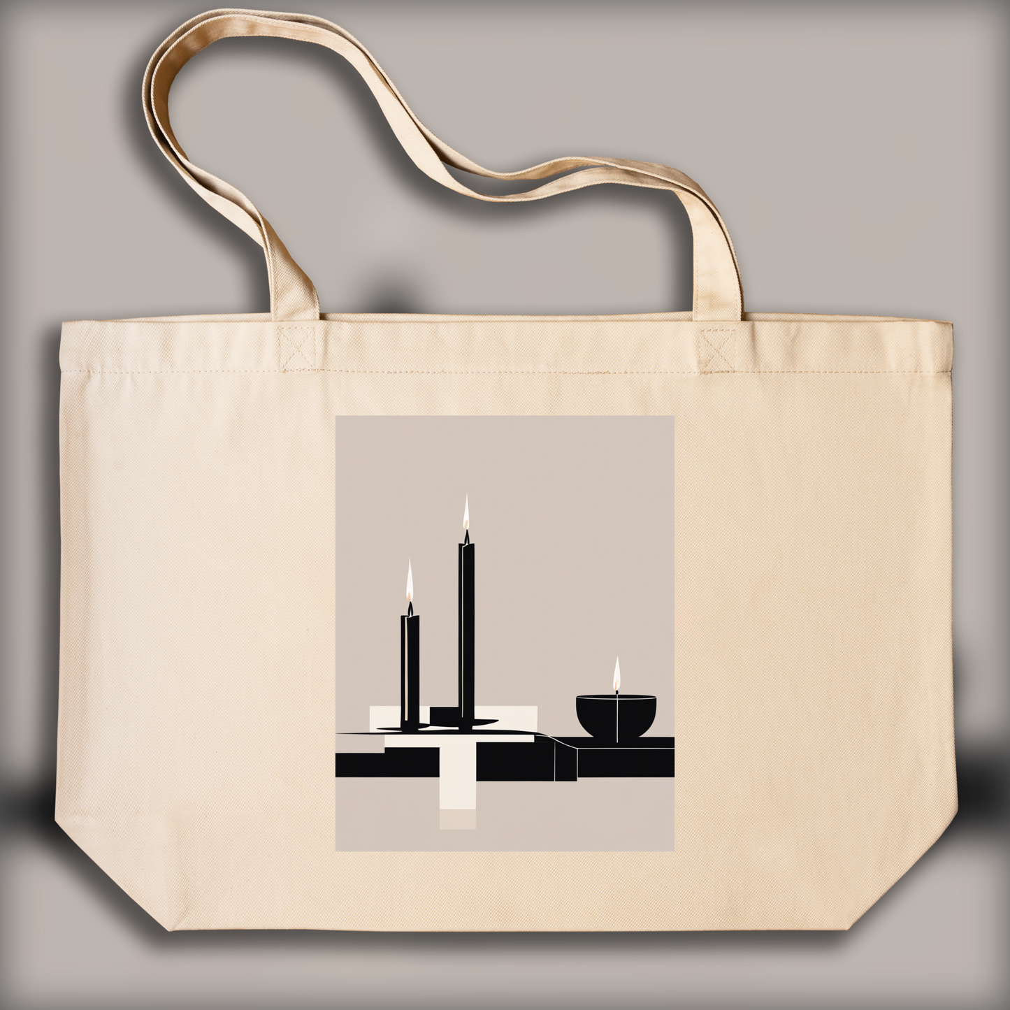 Tote bag - Neo-minimalism, Candle - 680242211