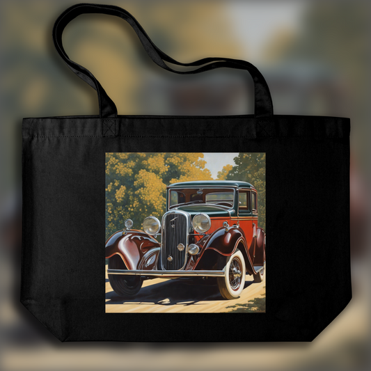 Tote bag - "The Plastic Club" American Art Nouveau, car sensor, wheelbarrows - 938952768