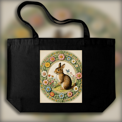 Tote bag - Charming tales, delicate British watercolors - 3919150240