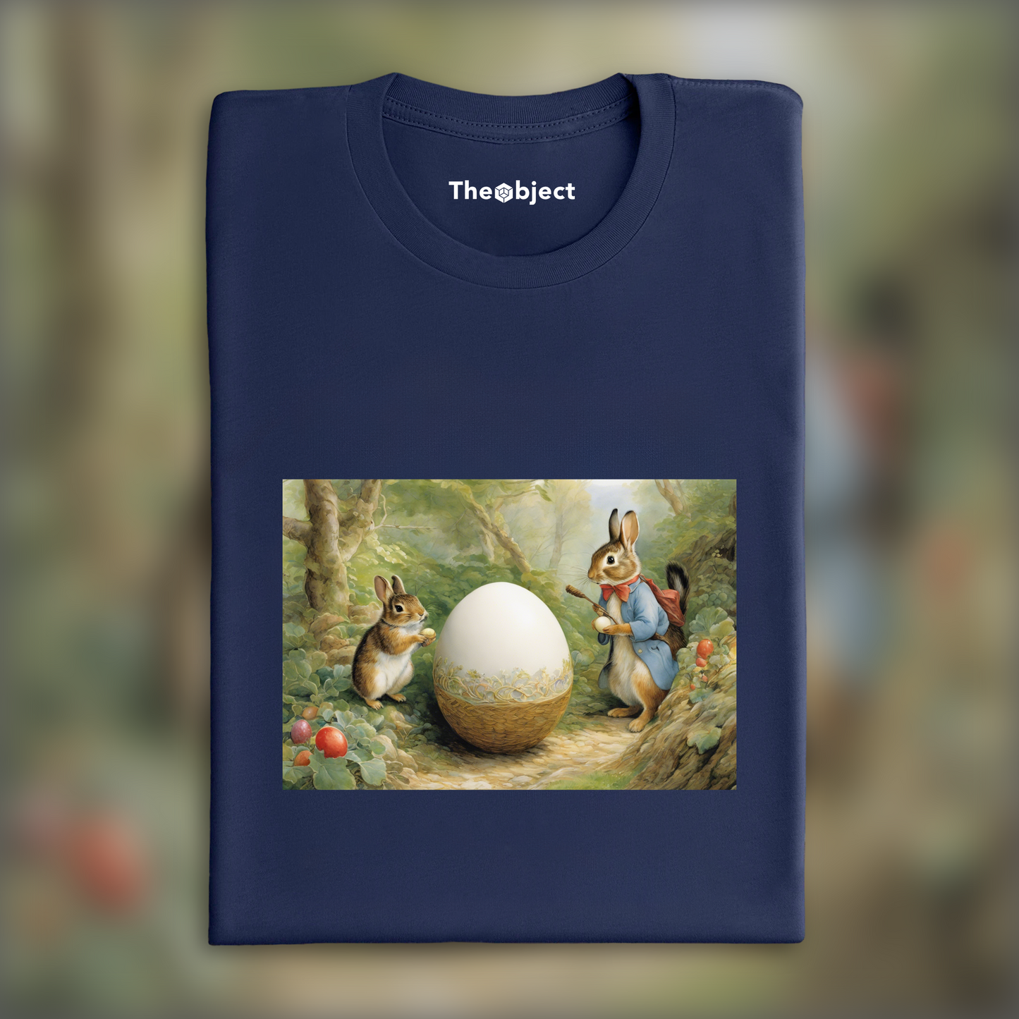 T-Shirt - Charming tales, delicate British watercolors, Egg - 2126120526