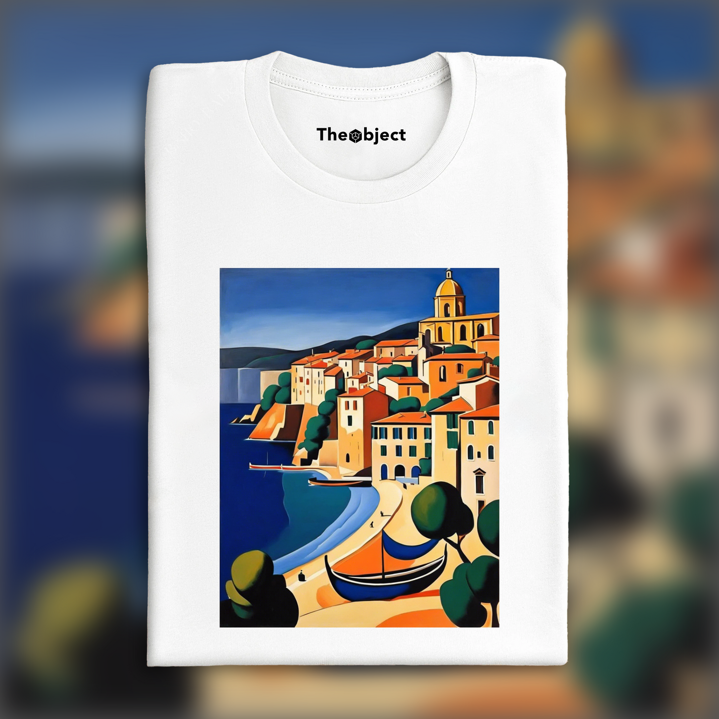 T-Shirt - Landscapes combining wild colors and bold shapes, Italy - 3415877181