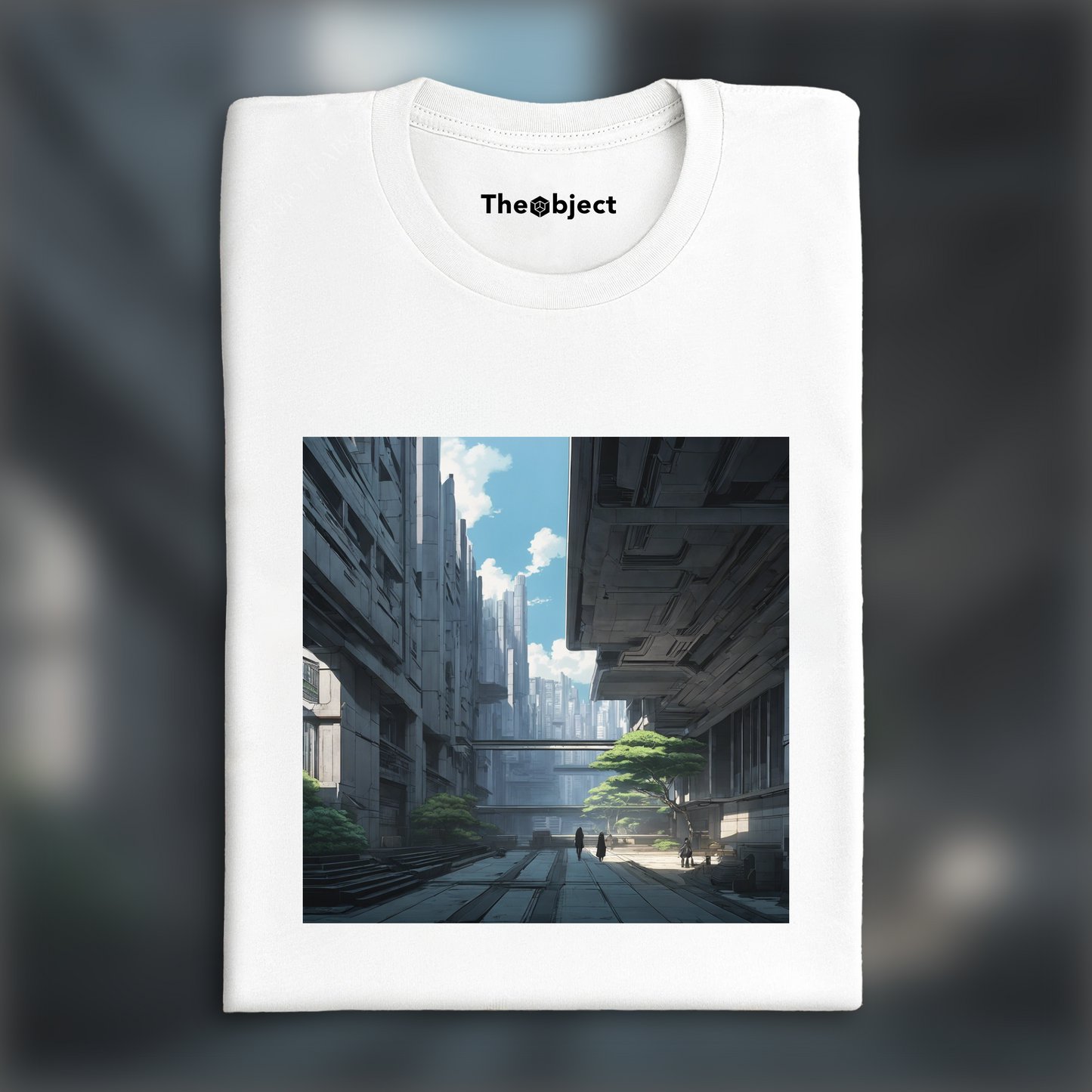 T-Shirt - Atmosphère Ghost in the shell, Brutalist architecture, city - 1186372846