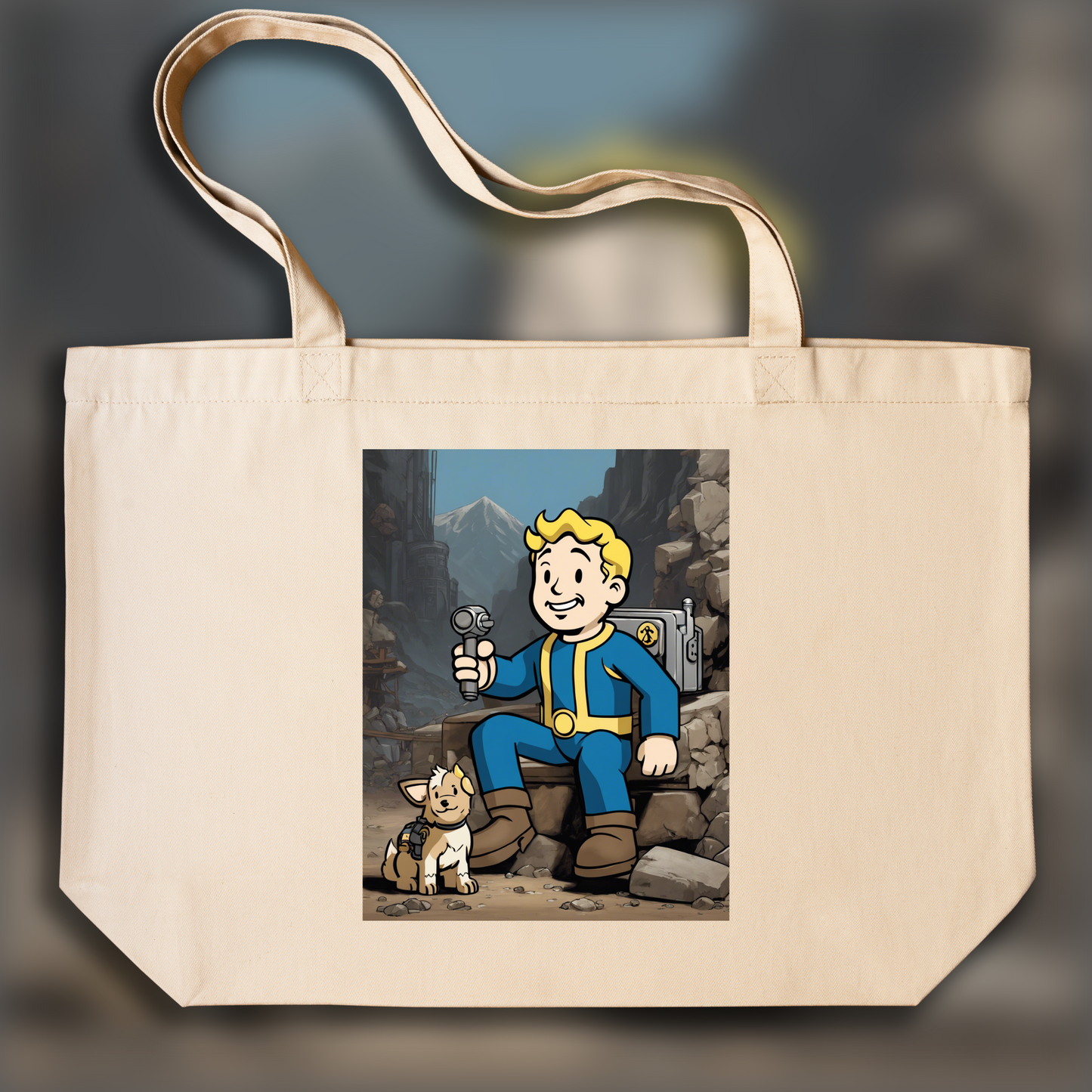 Tote bag - Fallout atmosphere (video game), Pegasus - 1657728260