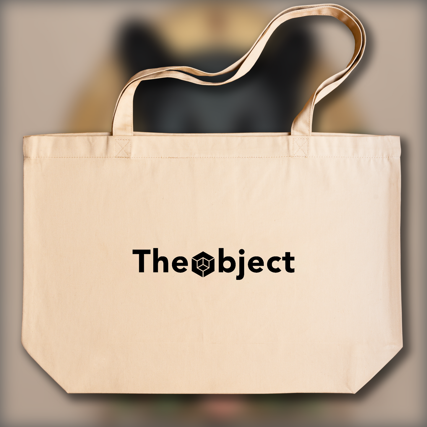 Tote bag - Symmetrical cinematography with a clean color palette, a black panther - 3093808373