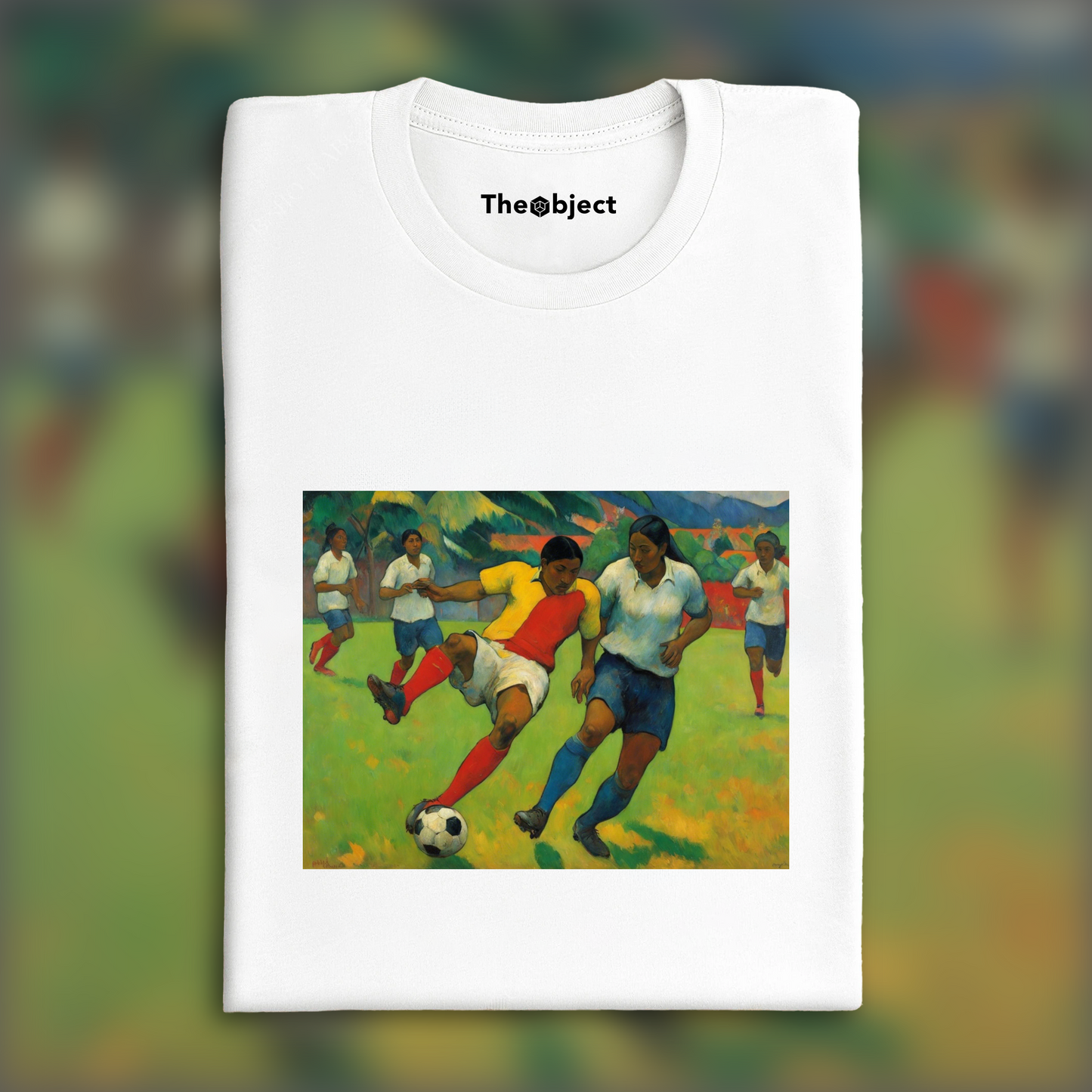 T-Shirt - Vivid exploration of exotic landscapes, mysticism and primal beauty, Soccer - 3980587050