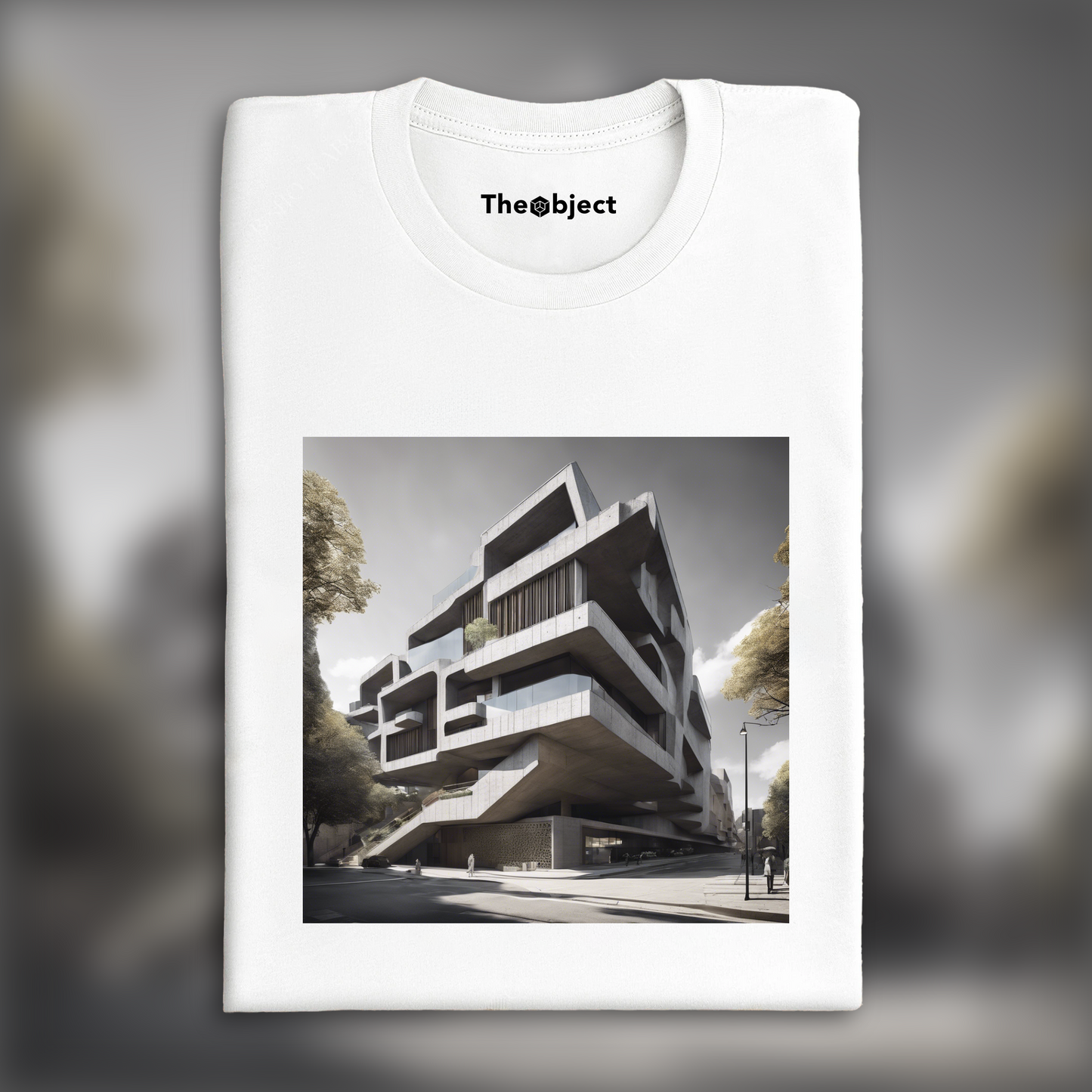 T-Shirt - Late modernism, Brutalist architecture, city - 438035921