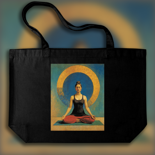 Tote bag - Surreal visions with fantastic images, Yoga - 3422126445