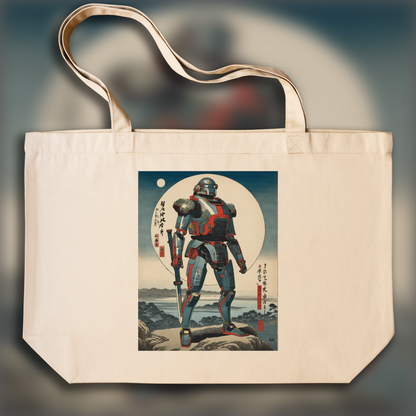 Tote bag - Poetic ukiyo-e views, fleeting moments, Cyborg - 738661468