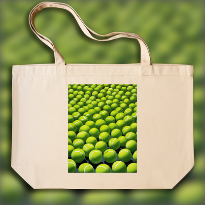 Tote bag - Belgian surrealism, tennis balls - 2169015337