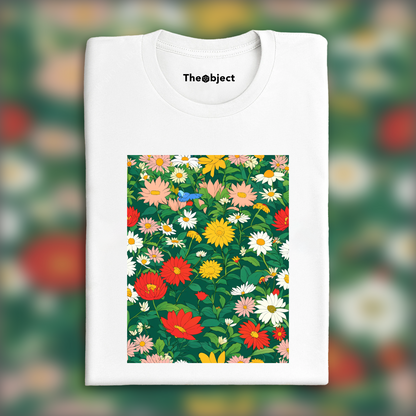 T-Shirt - Japanese animation studio, Flower - 1635340970