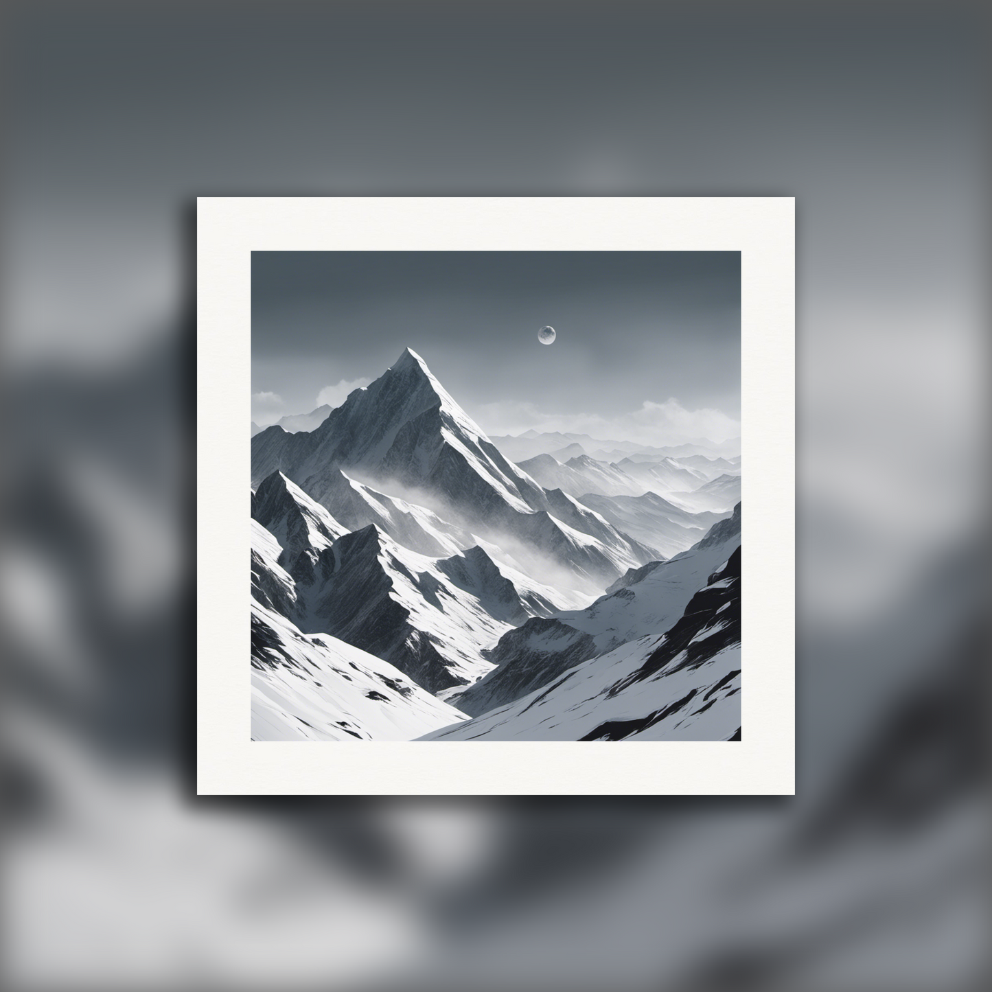 Poster - Neo-minimalism, Mountains - 3831632856