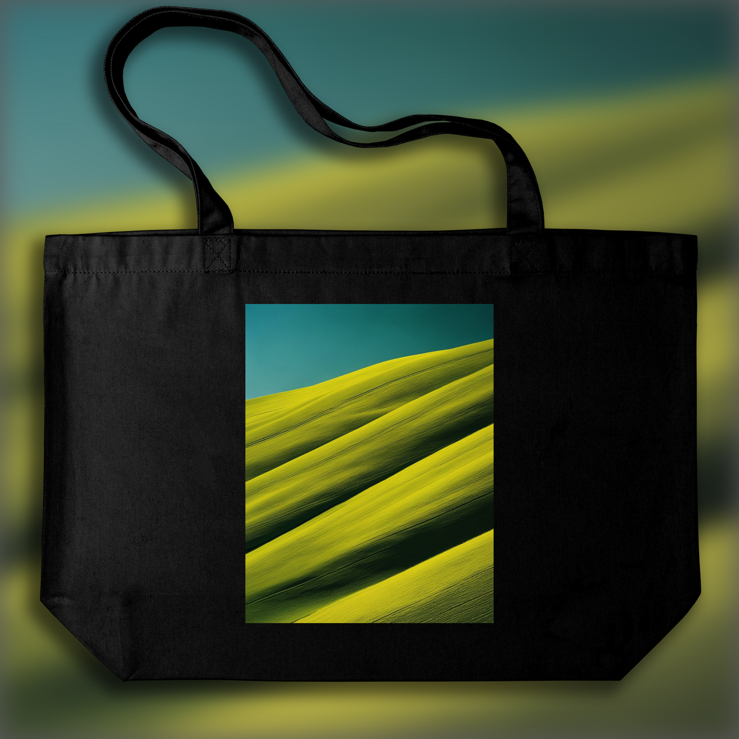 Tote bag - Abstractions, compositions géométriques dans les paysages, Arbres - 2872346244