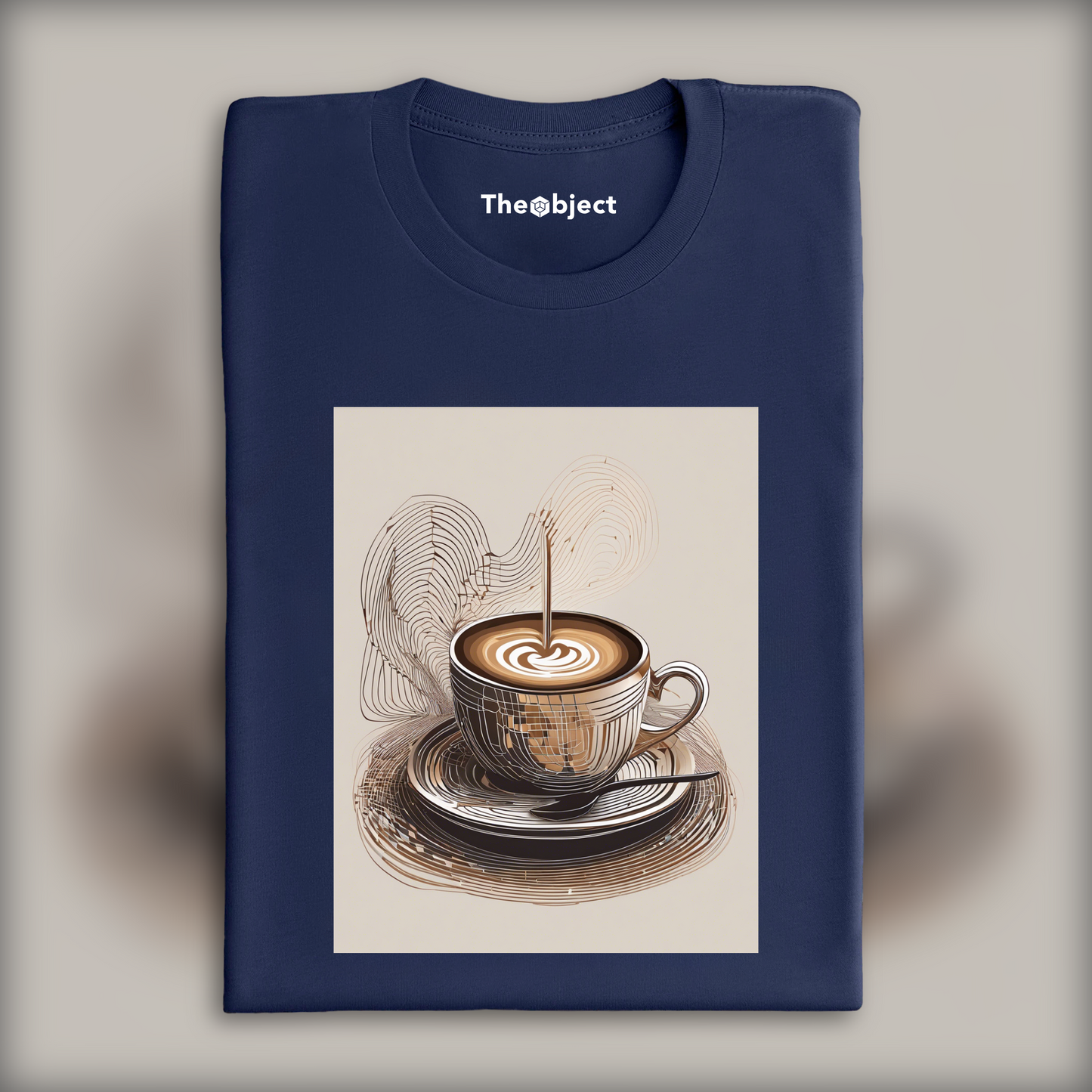 T-Shirt - Art algorithmique, Café - 3025442660