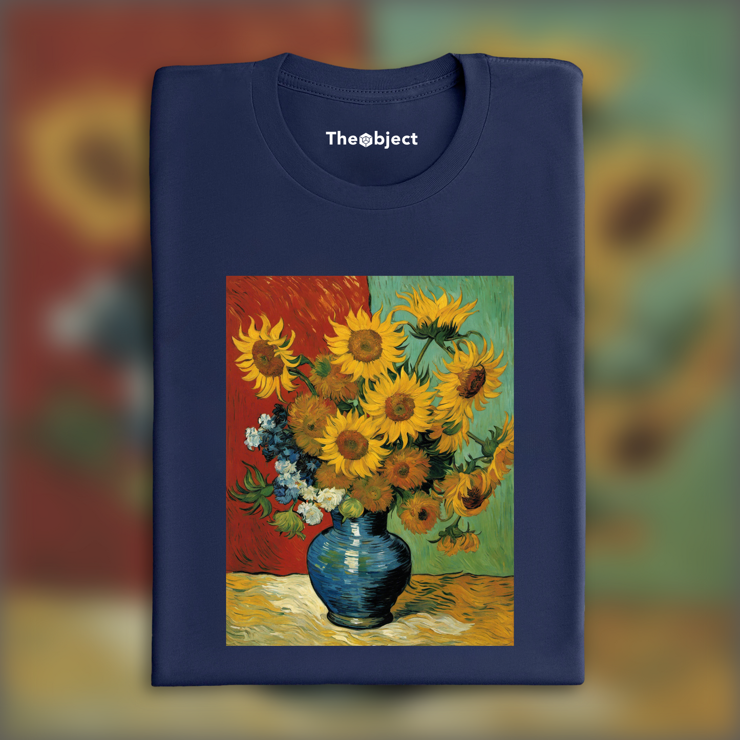 T-Shirt - Peinture capturant la turbulence passionnée de la nature et de l’émotion humaine, Fleur - 907266360