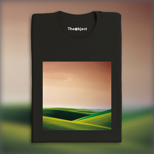 T-Shirt - Abstractions, geometric compositions in landscapes, Plume - 937640269