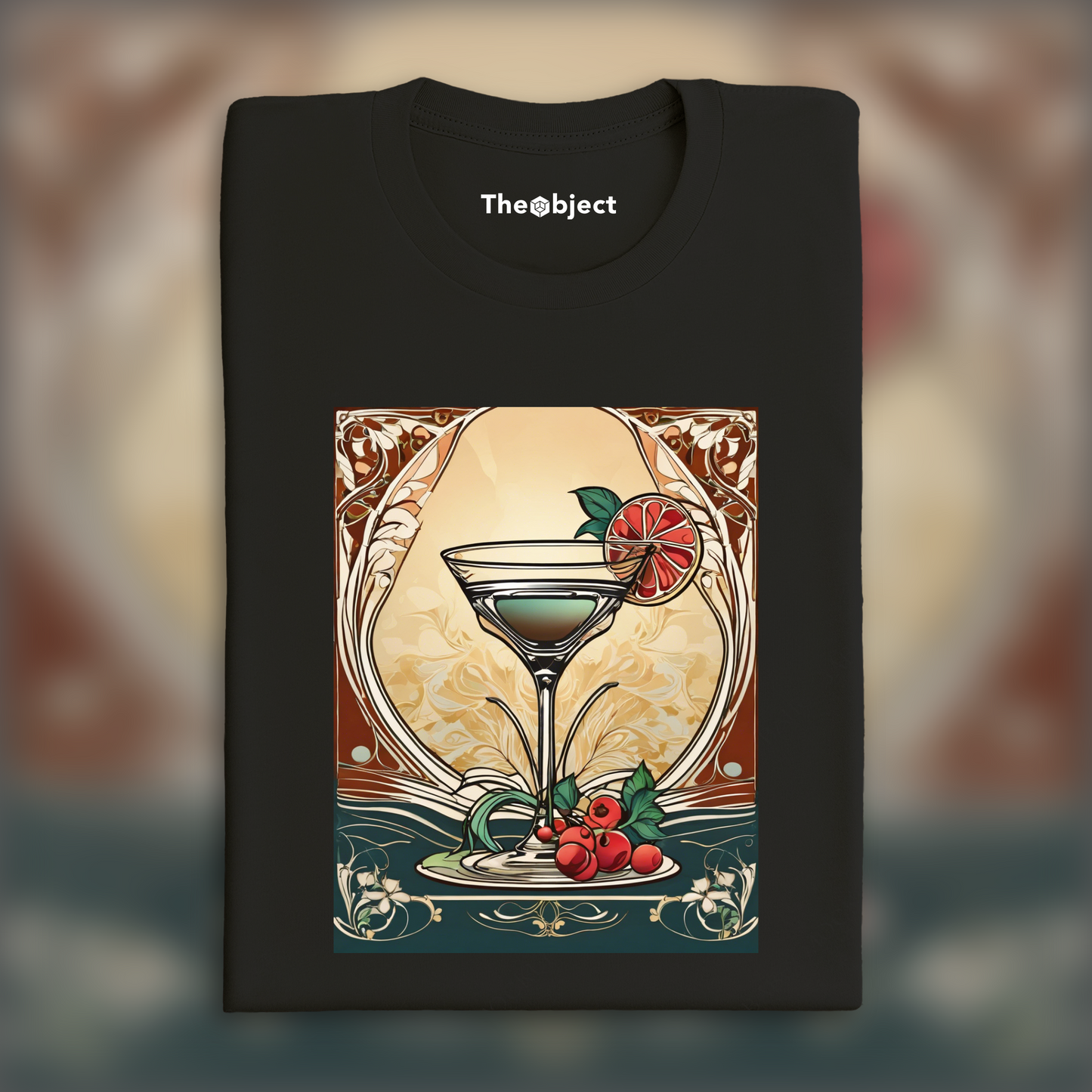 T-Shirt - Art nouveau (architecture), Cocktail - 2882488261