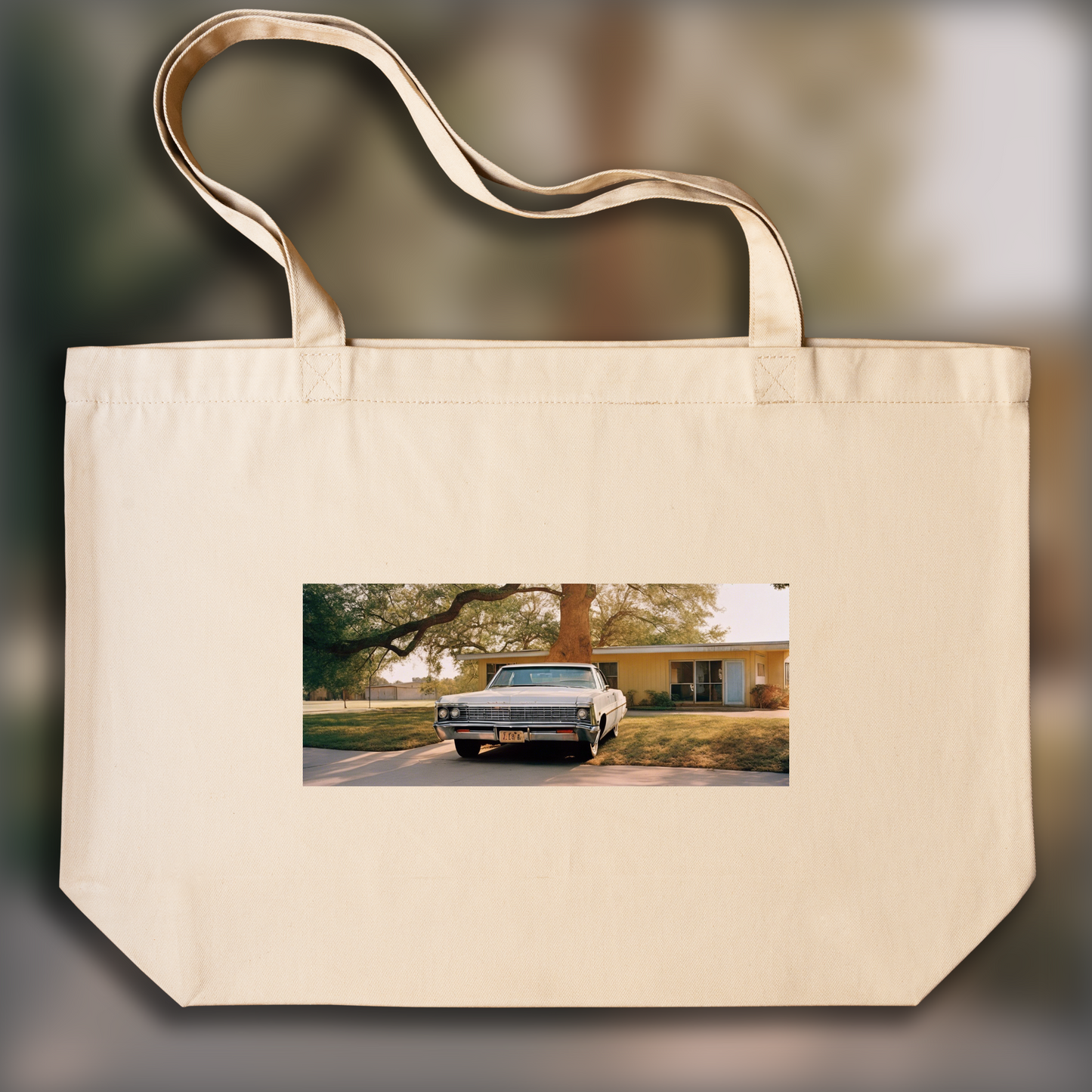 Tote bag - American realistic photography, mid-20th century, Ghost - 2717523913