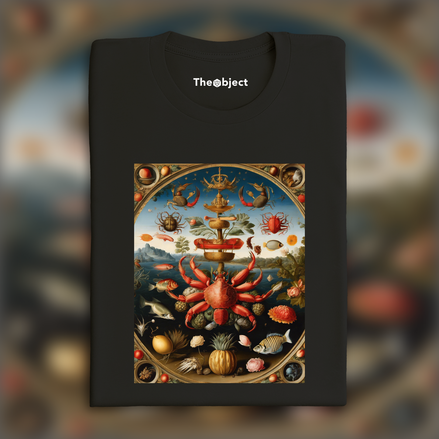 T-Shirt - Detailed floral still life, botanical beauty, Astrology, cancer sign - 3345665262