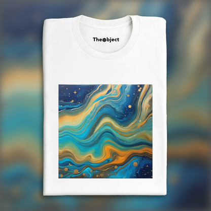 T-Shirt - Fluid art, Stars - 3361112836