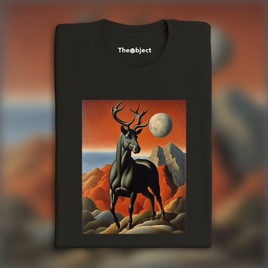 T-Shirt - Belgian surrealism, Astrology, Capricorn sign - 1075095947