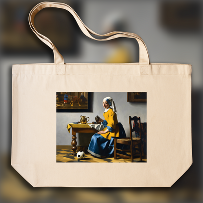 Tote bag - Bright and intimate scenes masterfully representing everyday moments, Soccer - 4234911644