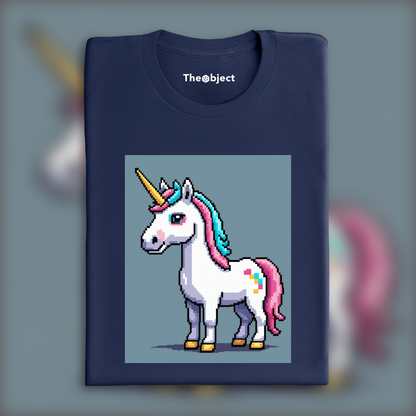 T-Shirt - Pixel art, Unicorn - 2469670807