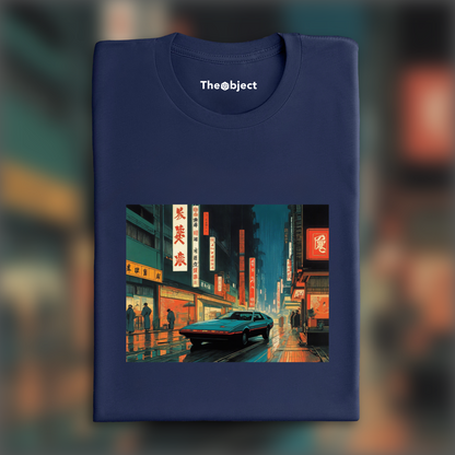 T-Shirt - Poetic ukiyo-e views, fleeting moments, blade runner - 542869695