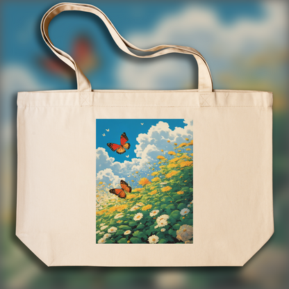 Tote bag - Pièces maîtresses de l'animé japonais contemporain, Papillon - 2435958565