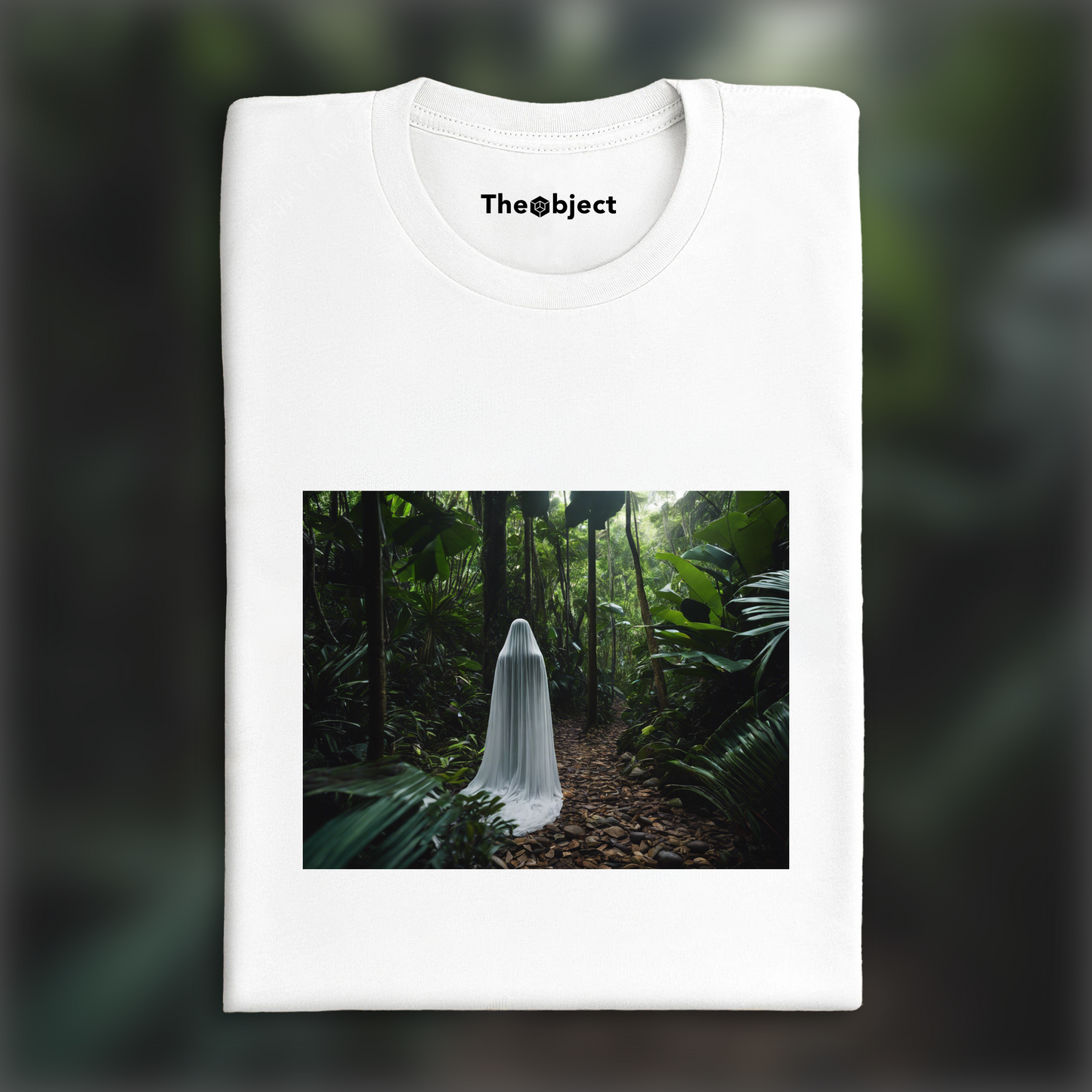 T-Shirt - Realistic photography, Ghost in The Seychelles in jungle - 3170789856