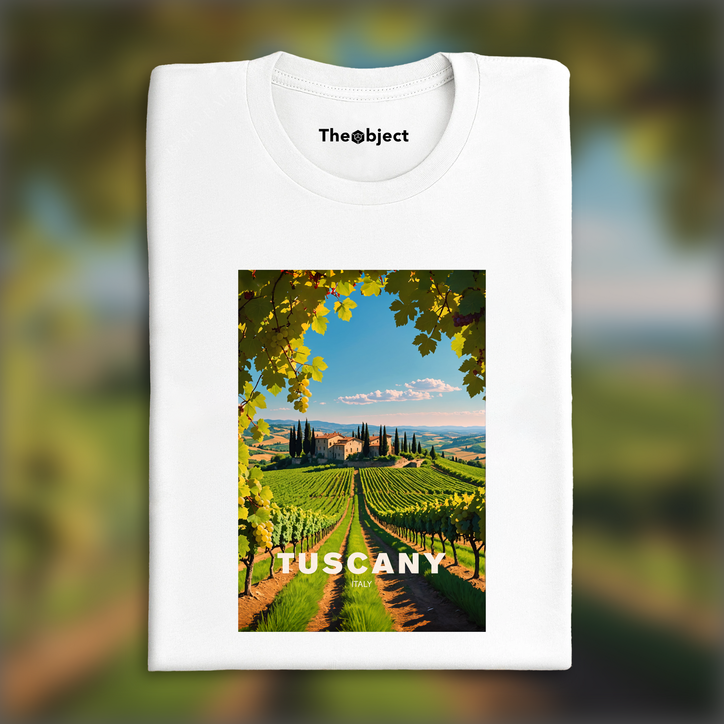 T-Shirt - Vignoble en Toscane