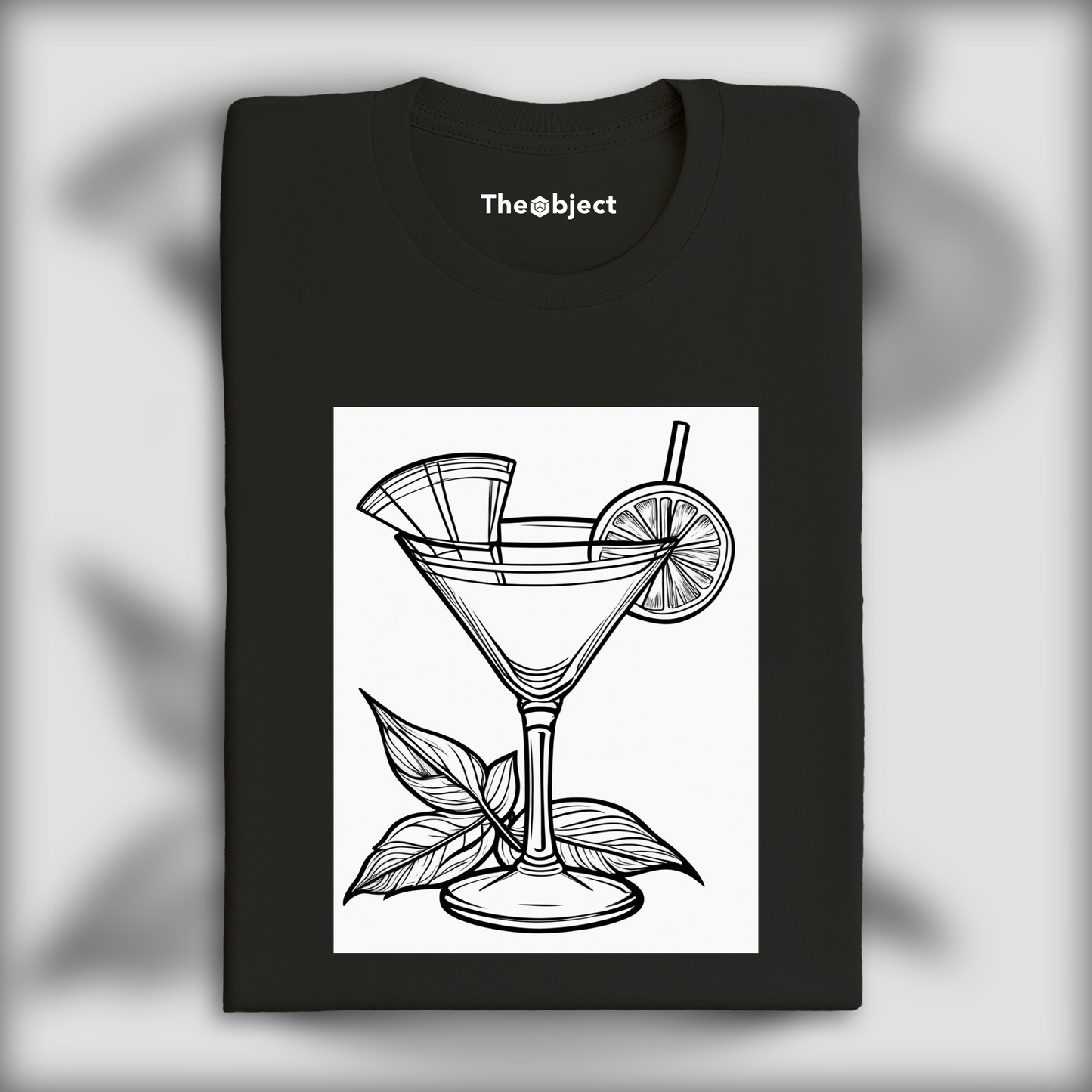 T-Shirt - Drawing for coloring, Cocktail - 514066329