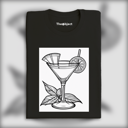 T-Shirt - Dessin pour coloriage, Cocktail - 514066329