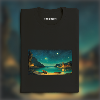 T-Shirt - Post-impressionism with innovative forms, Astronomy - 3988160199